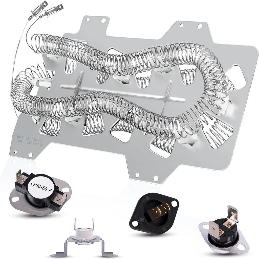 Heating Element for Samsung DV45H7000EWA2 DV363EWBEUFA1 DV393ETPAWRA1 Dryer
