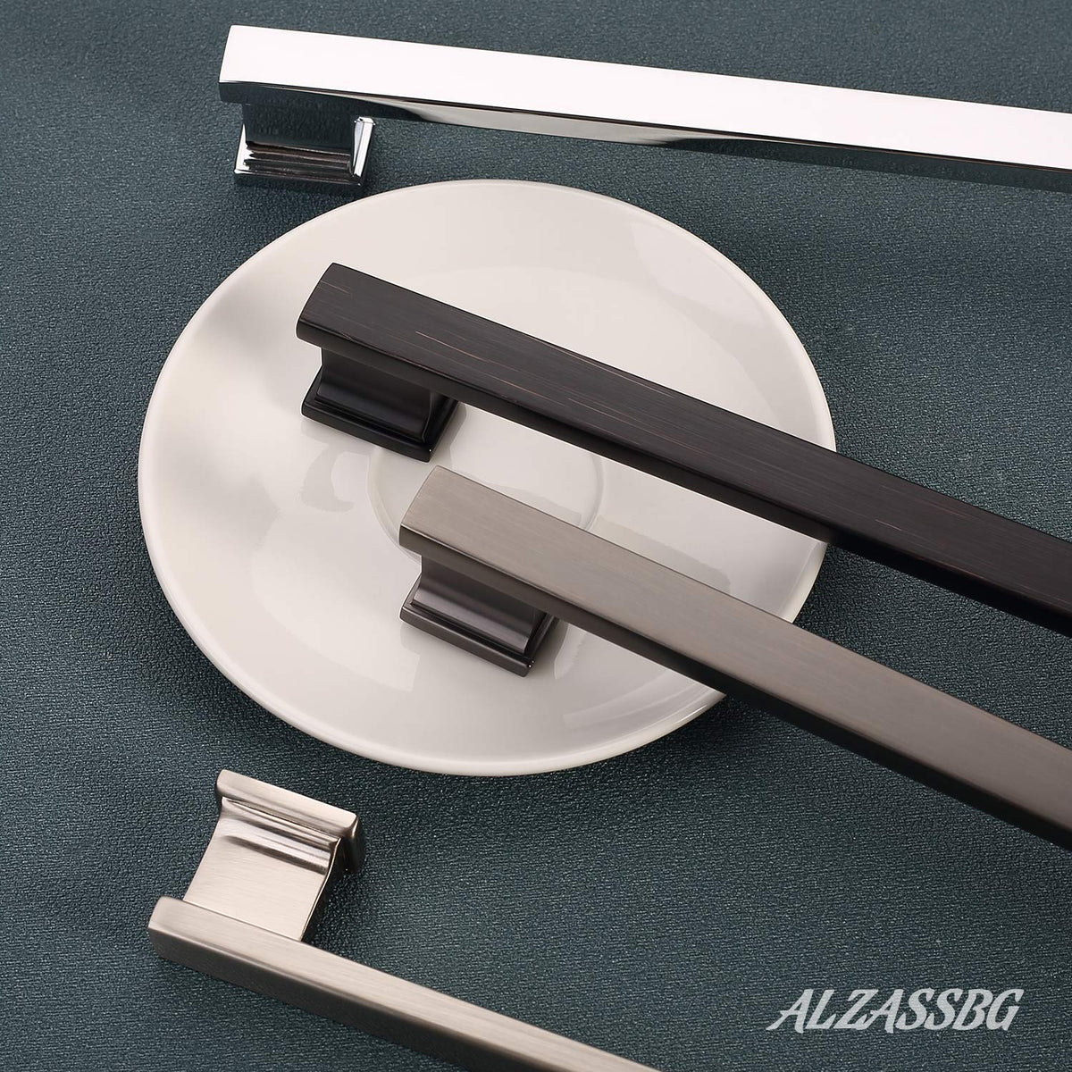 11-1/3" Brushed Satin Nickel Cabinet Pulls 5 Pack, AL3061SN