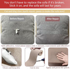 Linen Repair Tape 4x70 Inch Self-Adhesive Couch Patch Repair Fabric Patch for