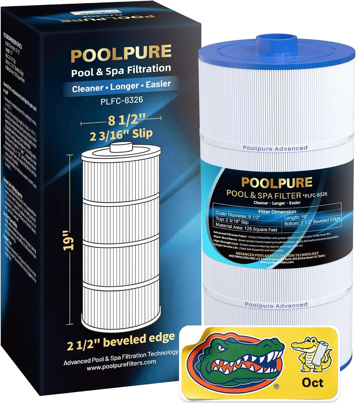 POOLPURE C-8326 SPA Filter Replaces Sundance 6540-488 1PACK