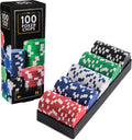 Spin Master Games Cardinal Classics 100-Piece Poker Set | Classic Game, 100-Piece Casino-Style Poker Chip Set