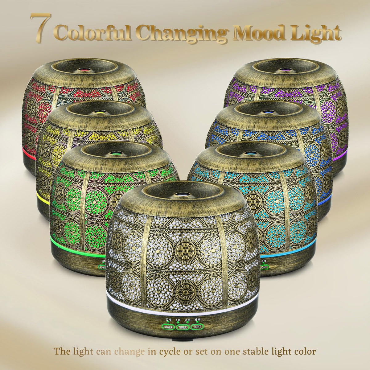 Essential Oil Diffuser for Home, 500ml Aromatherapy Diffuser