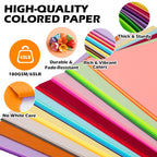 240 Sheets 8.5" X 11" Colored Cardstock, 80 Colors Card Stock