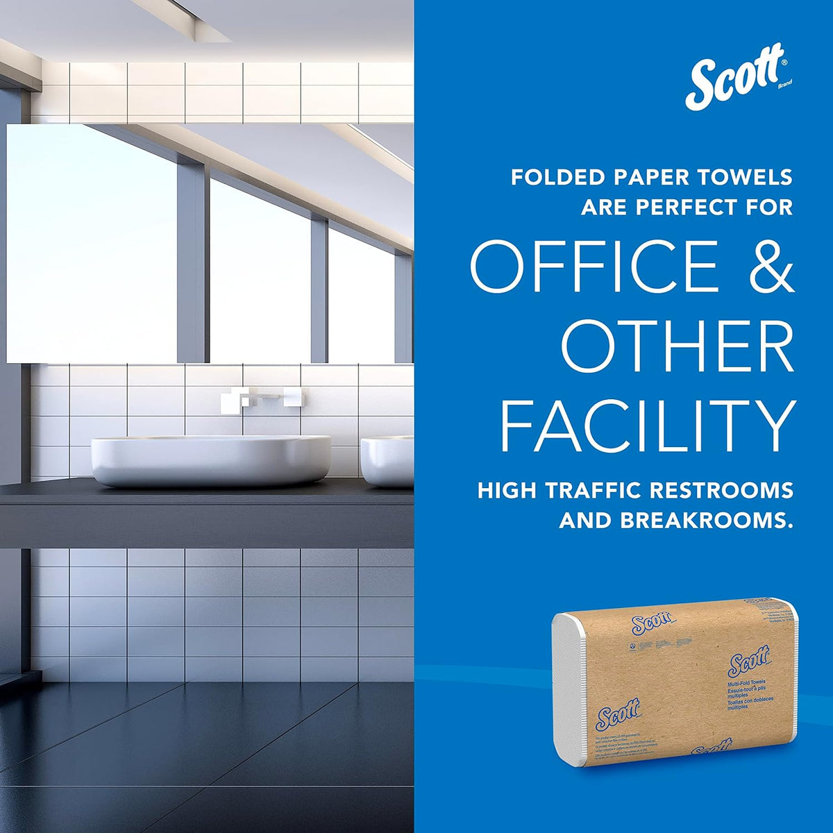 Multifold Paper Towels, Bulk, 16 x 250 Sheets (37490)