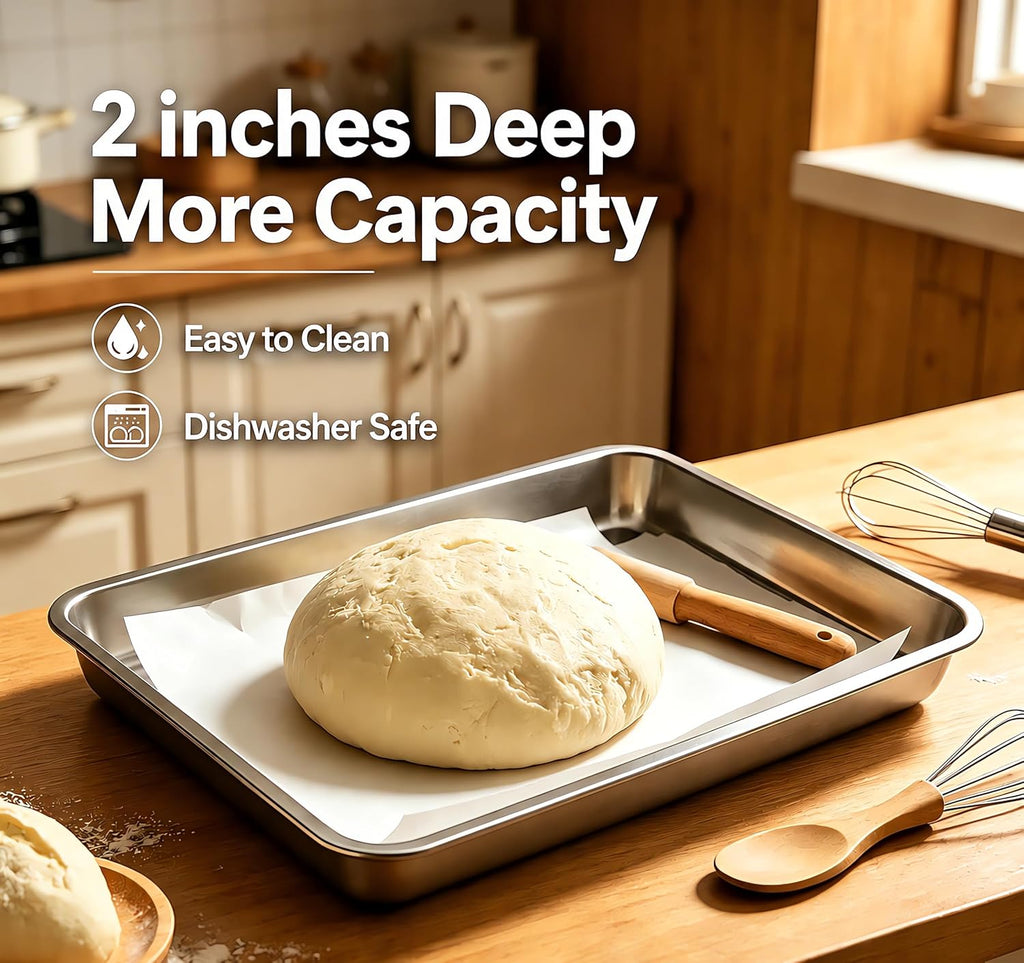 17.5" Half Sheet Baking Pan & Perforated Crisping Tray Set