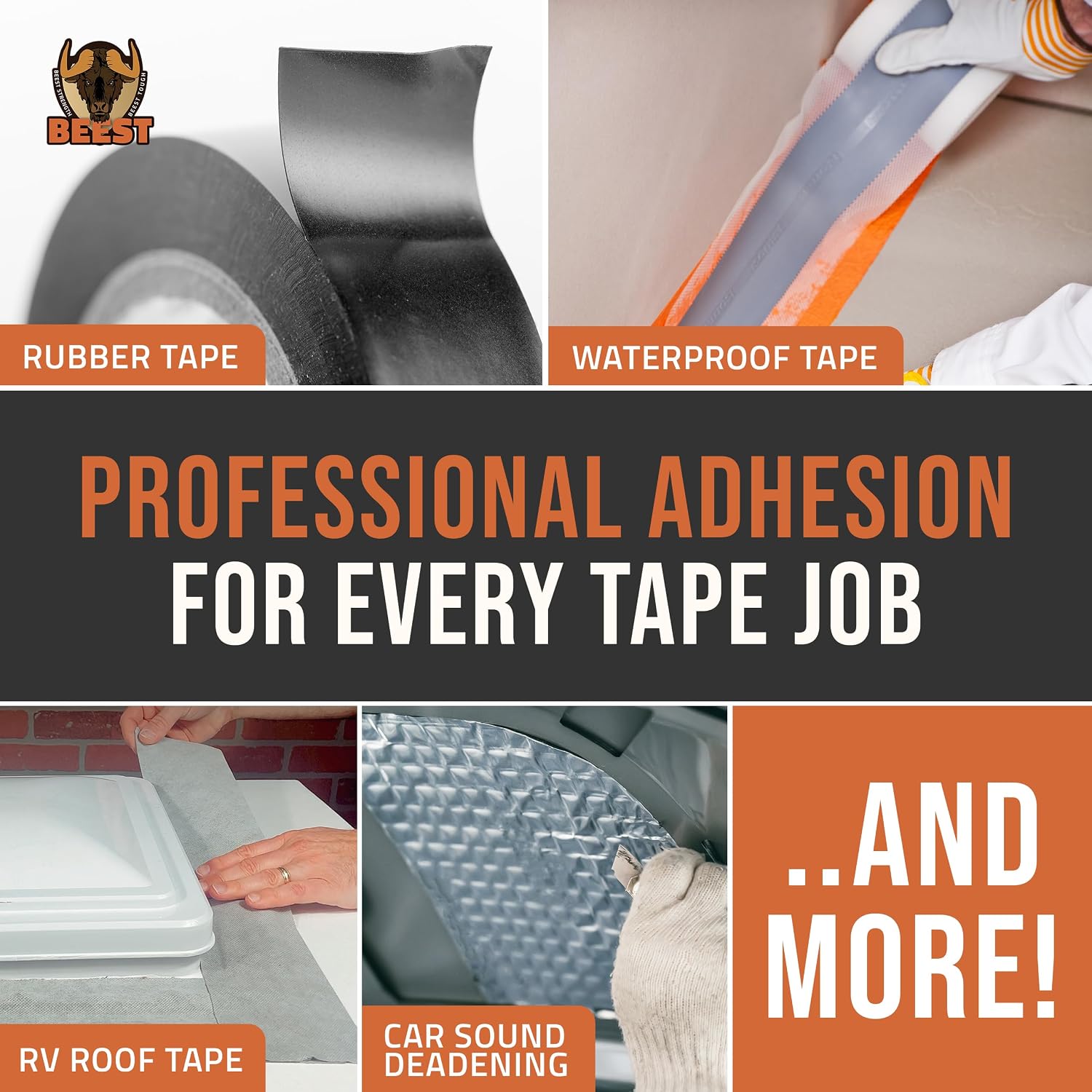 Seam Roller - Sound Deadening Roller for Automotive Cars, RV Roofs, Metal, Fiberglass, EPDM, TPO Rubber - Dual Design