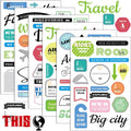 30 Sheet Scrapbooking Sticker Decals 500 Pieces Happy Family Friend Theme Waterproof Sticker Multi Style Vinyl