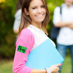 Fluorescent Green Label Stickers,3"x2" Sticker Labels,240 Pack Moving Label