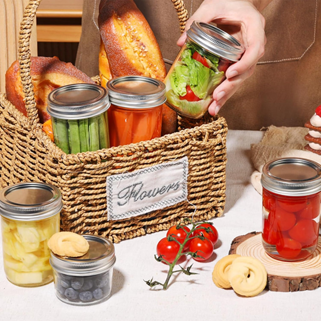 Canning Lids Regular and Wide Mouth, Mason Jar Lids Only for Ball, Kerr Jars (56)