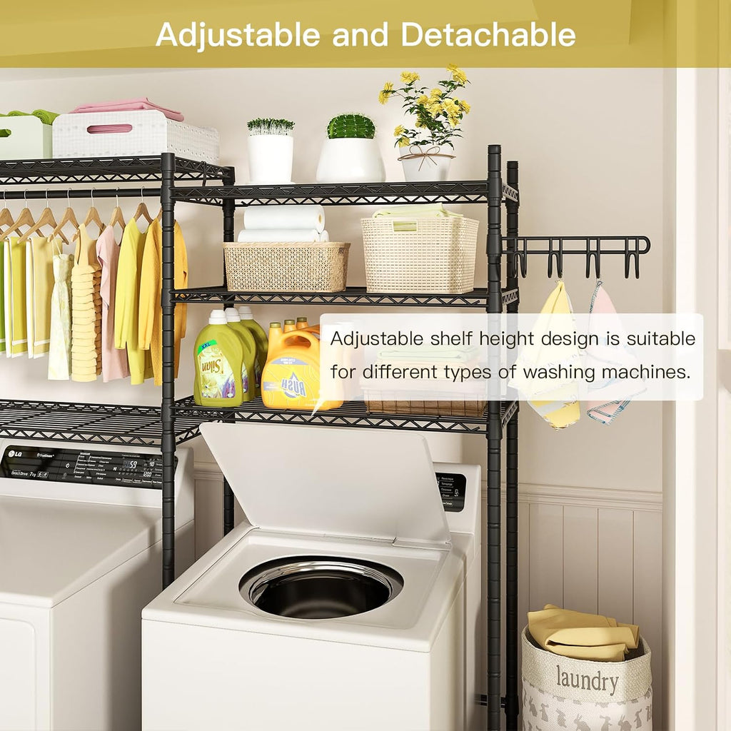 U5 Over the Washer and Dryer Storage Shelf, Laundry Room Space Saver