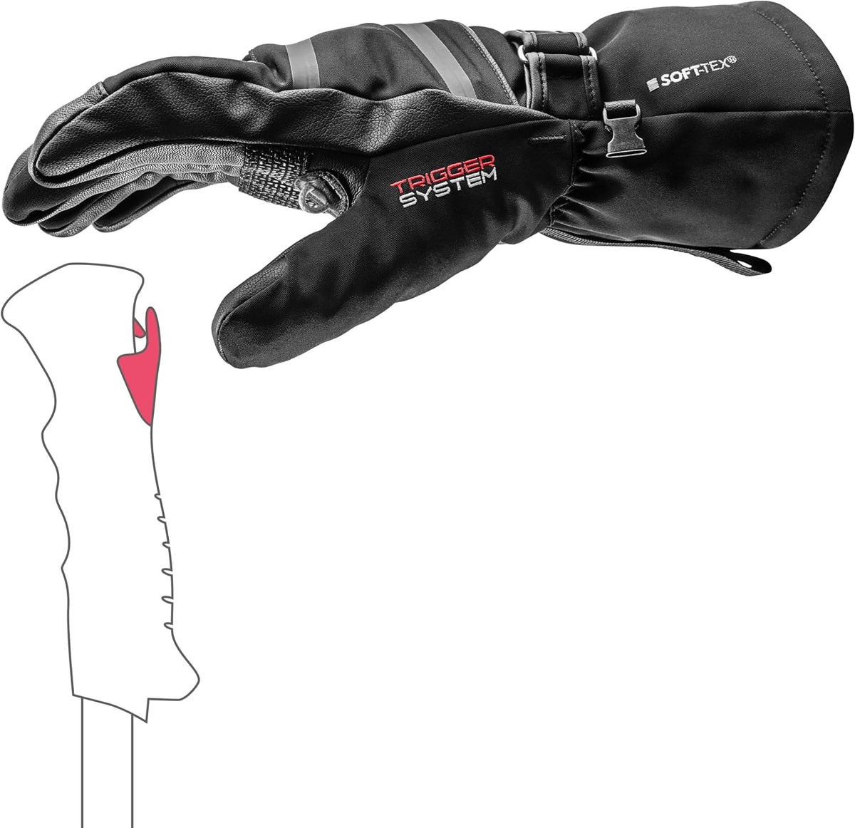 Detect 3D Ski Gloves | Primaloft Insulated, Waterproof