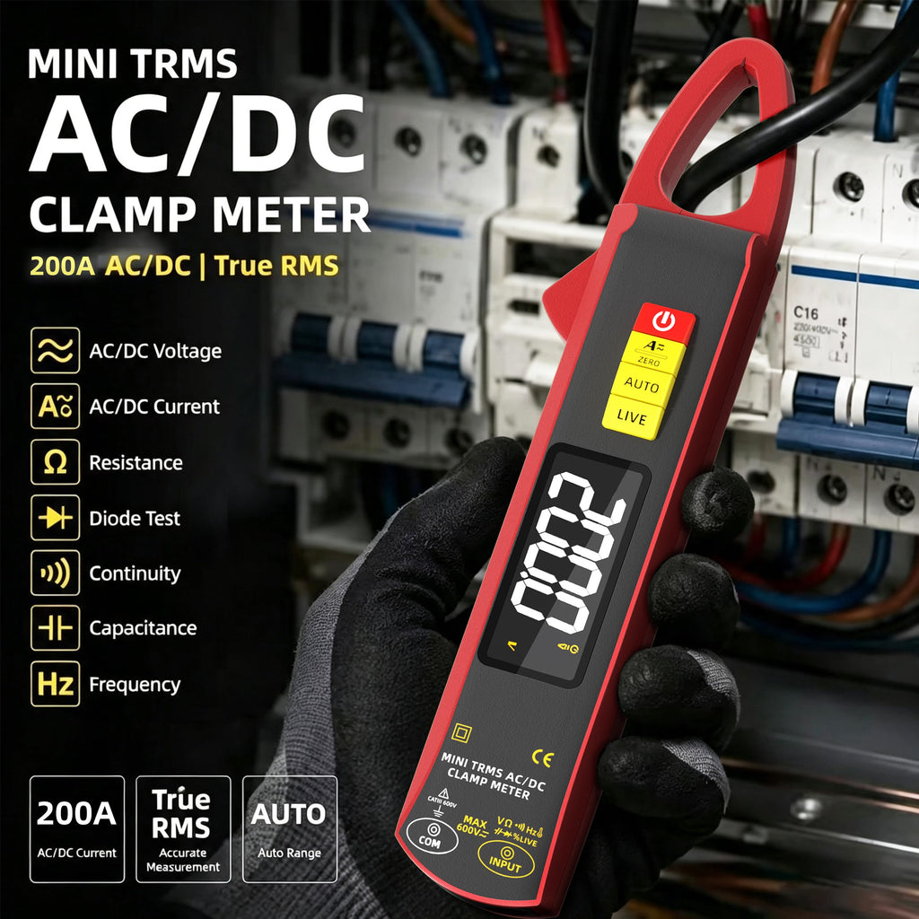 BSIDE UX2 Digital Clamp Meter 200A AC/DC Current clamp
