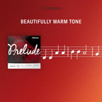 Prelude Violin String Set, 4/4 Scale, Medium Tension