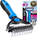 Deshedding Dog Brush For Shedding – Cat Brushes For Indoor Cats, Double-Sided Cat Brush Deshedding & Grooming Tool