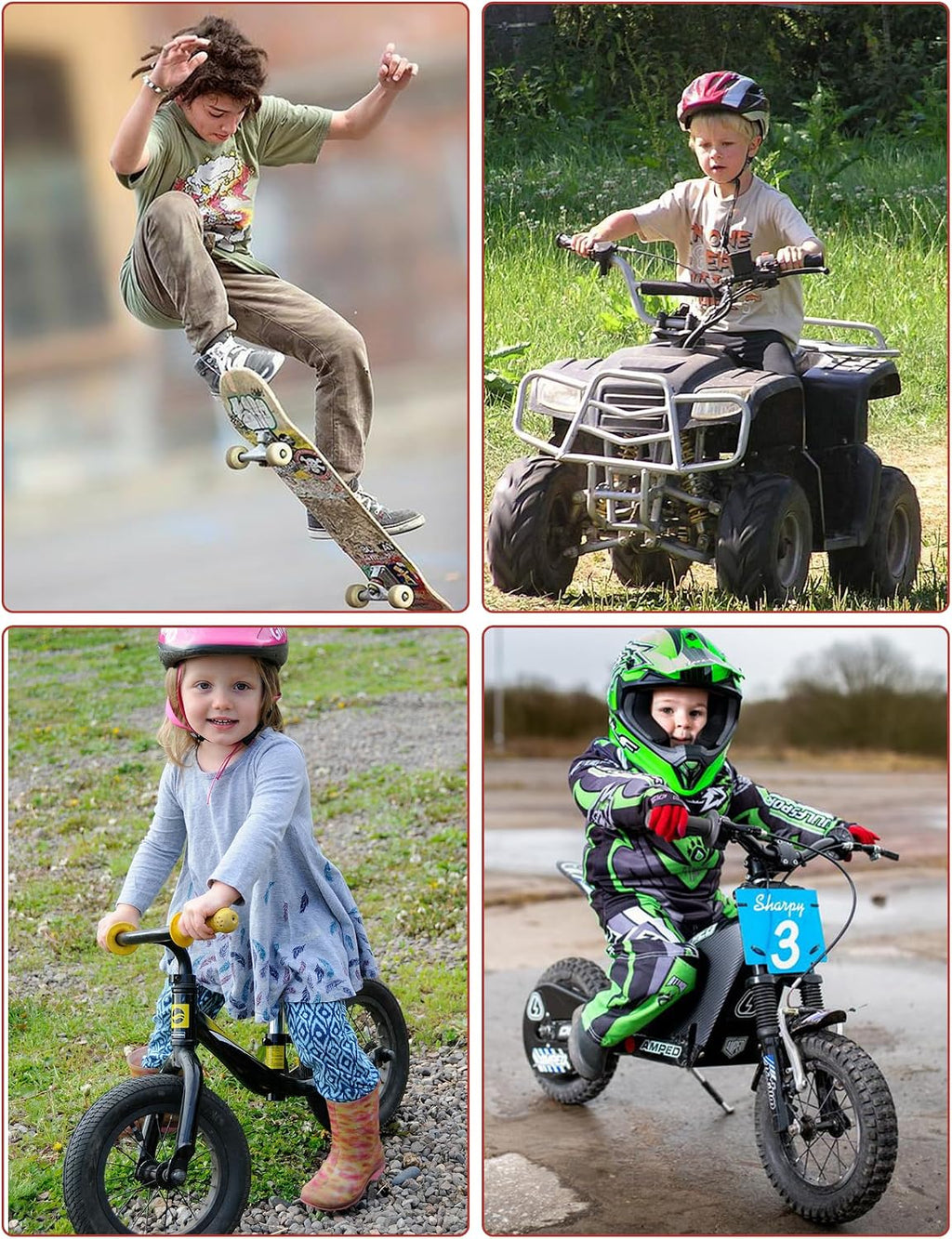 Kids Dirt Bike Gear Motocross Chest Protector Motorcycle Protective Gear Armor Vest Knee Guards Elbow Pads Dirt Bike