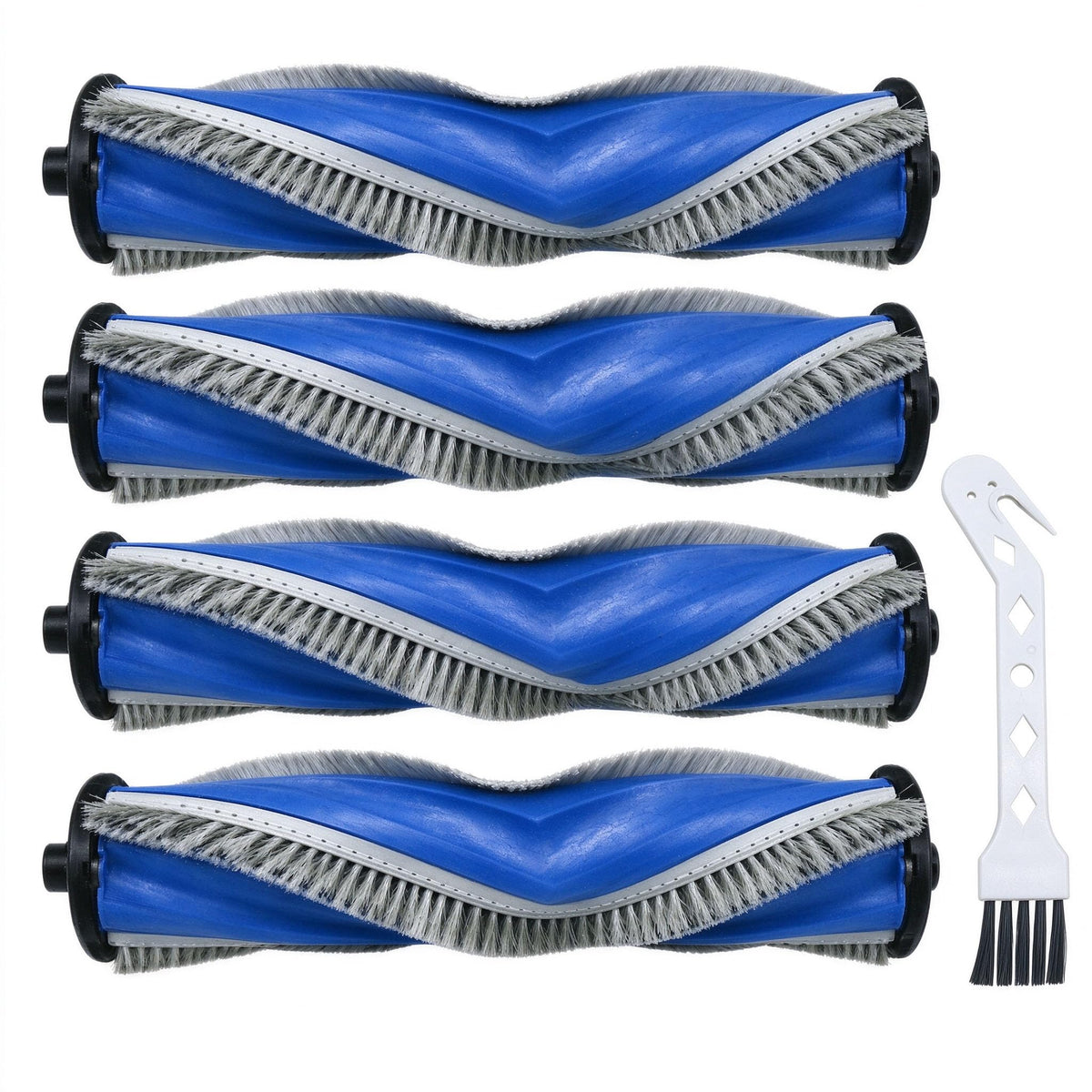 4PCS Roller Brushes Replacement for ECOVACS T30,N20,Yeedi M12 Robot Vacuum