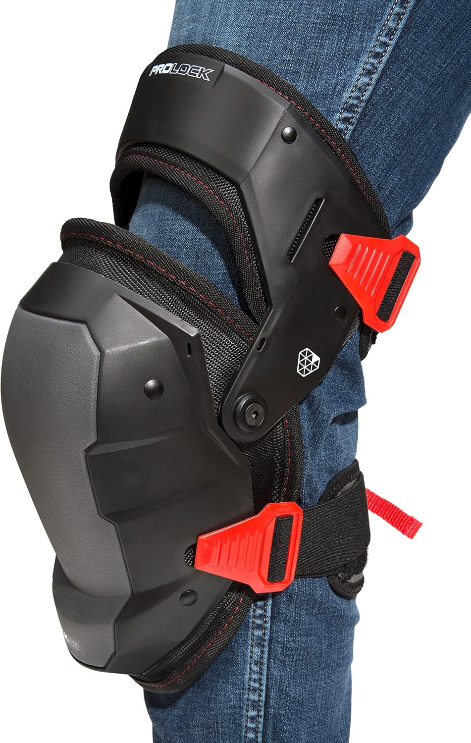 Impact-Absorbing Gel Knee Pads with Thigh Stabilization, Ideal for Flooring/Roofing, Adjustable (1 pair)