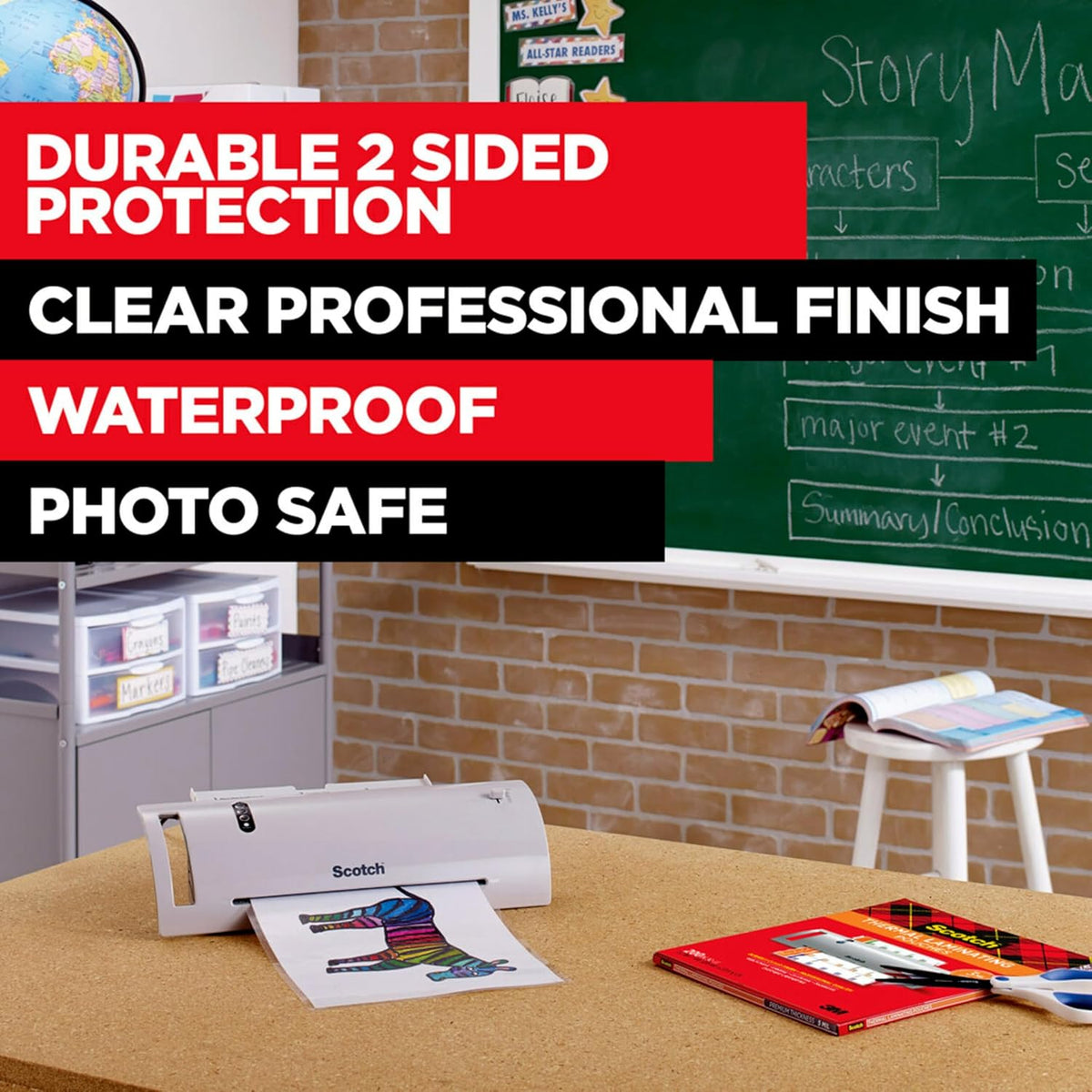 Thermal Pouches 5 mil, 8.9 in x 11.4 in (228 mm x 291 mm) | Ultra Clear Laminating Pouches for Kids Artwork