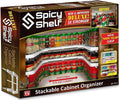 Deluxe - Expandable Spice Rack and Stackable Cabinet & Pantry Organizer (1 Set of 2 Shelves) - As seen on TV Deluxe