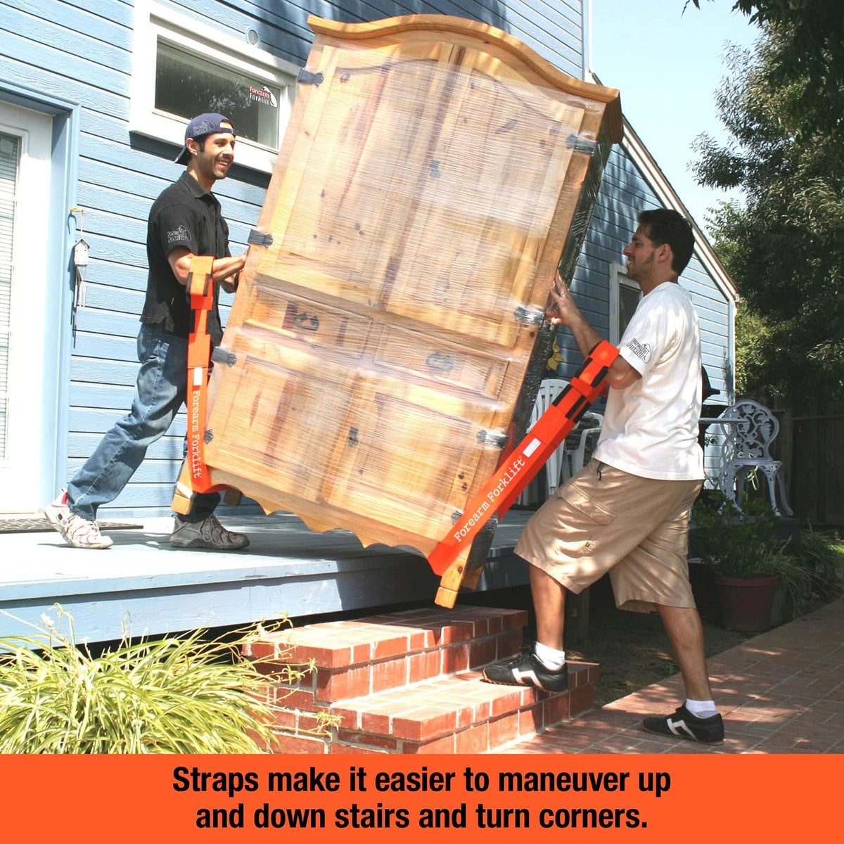 2-Person Lifting and Moving Straps - Lift, Move and Carry Furniture, Appliances, Mattresses or Any Item up to 800
