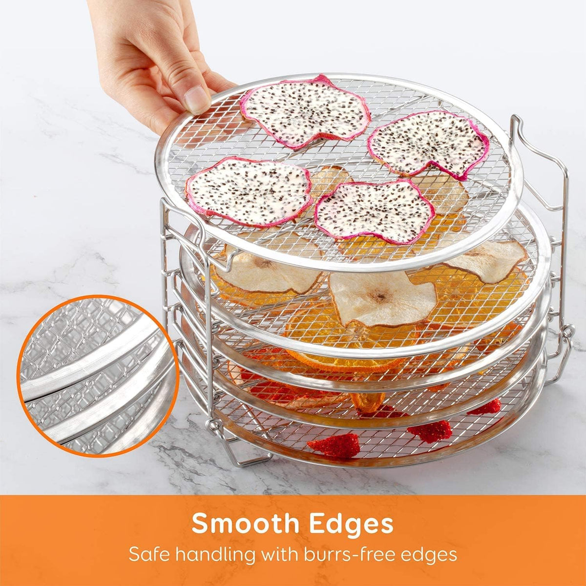 Dehydrator Rack for Ninja Foodi and Instant Pot Duo Crisp 6.5/8 Qt