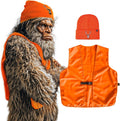 Blaze Orange Hunting Hat and Vest - Premium, High Performance Deer Beanie and Hunting Vest