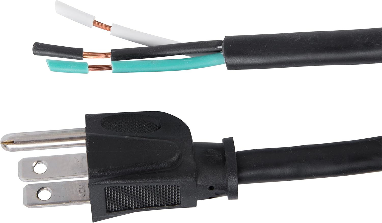 nVent GARDNER BENDER PS615143 6 ft Replacement Appliance Power Cord 14/3 AWG Heavy-Duty SJTW Cable with Grounded NEMA