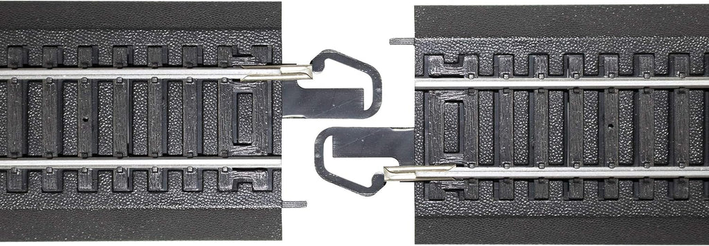 Trains - Snap-Fit E-Z Track 18” Radius Curved Track (4/card) - Steel Alloy Rail With Black Roadbed - HO Scale |