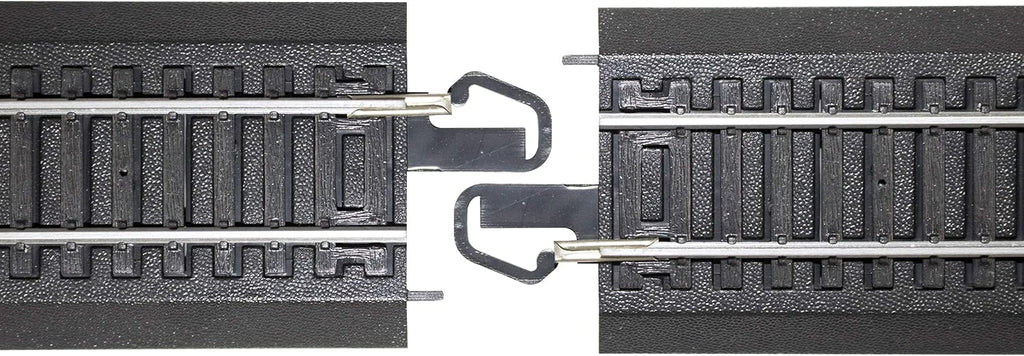 Trains Snap-Fit E-Z TRACK WORLD’S GREATEST HOBBY TRACK PACK - Steel Alloy Rail With Black Roadbed - HO Scale , White