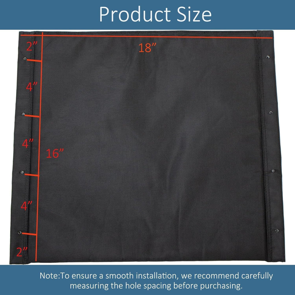 Wheelchair Replacement Seat Upholstery, 18 x 16 inches, Nylon, Universal Fit