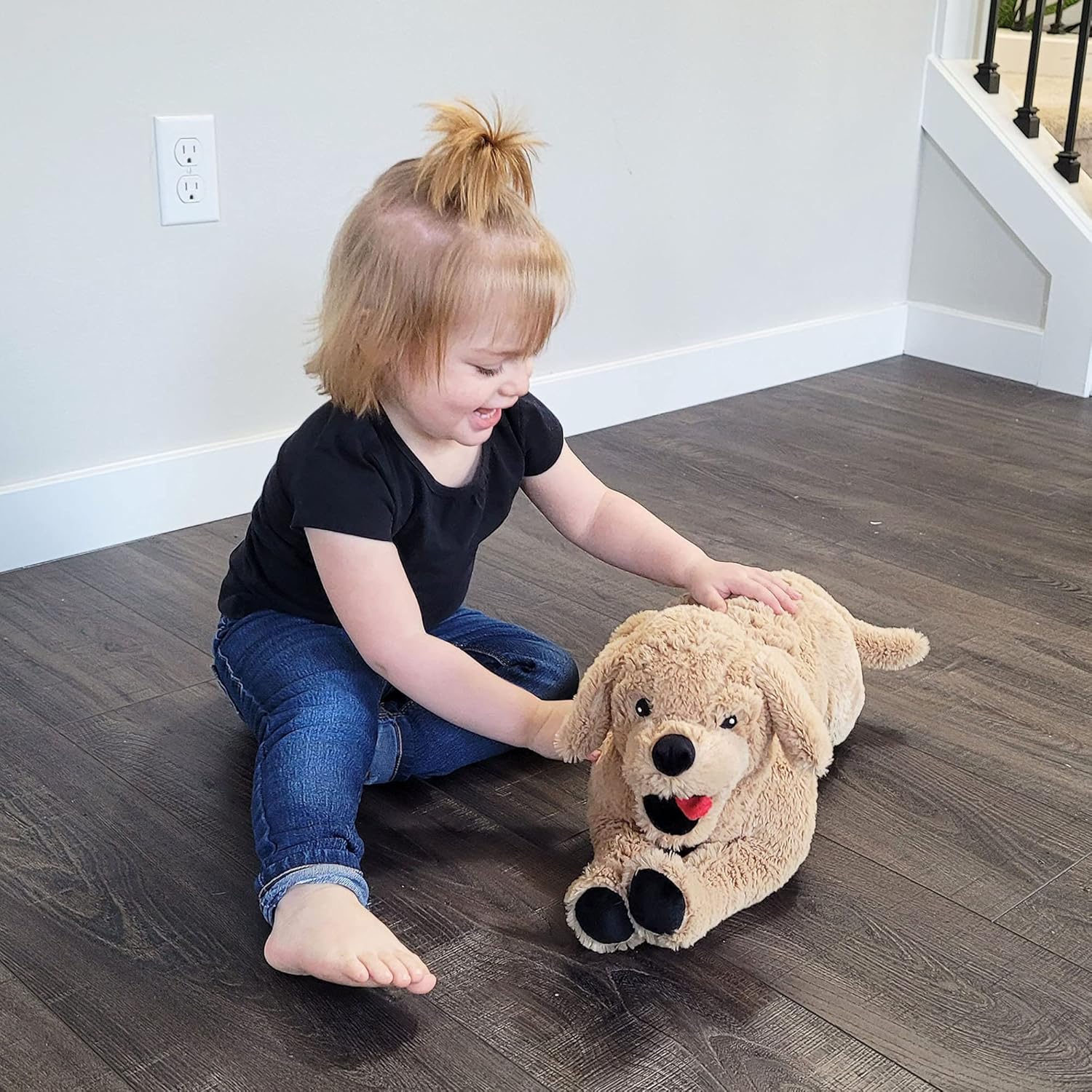 Dog Stuffed Animals Plush, 21" Soft Cuddly Golden Retriever Plush Toys, Large Stuffed Dog, Puppy Dog Stuffed Animals