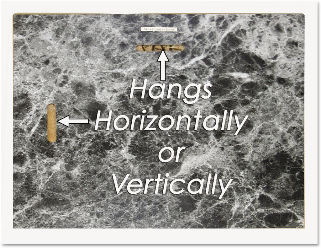 Award Plaque Frame for Diplomas, Certificates, or Licenses, Certificate Frame for Documents, Black Marble | Displays