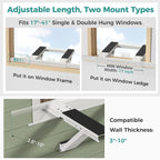 No-Drilling Window Air Conditioner Support Bracket, AC Holder Stand Mount
