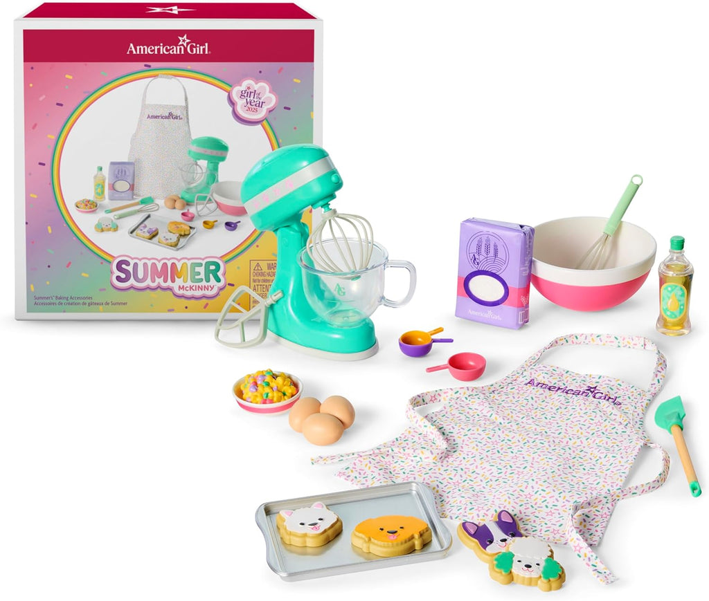 American Girl, Summer McKinny Girl of The Year 2025 Baking Accessories for 18-inch Dolls with Baking Accessories