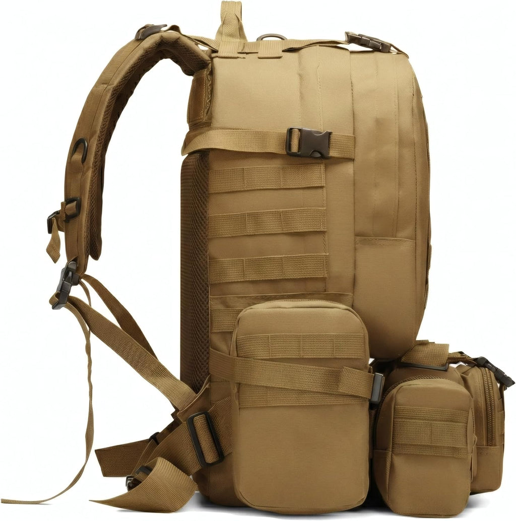 Military Tactical Backpack for Men 60L Waterproof Bug Out Bag Survival Rucksack Go Bag Emergency Molle System Army 3