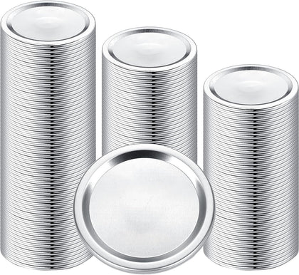 Canning Lids for Ball, Kerr Jars - Split-Type Metal Mason Jar Lids for Canning - Food Grade Material, 100% Fit &