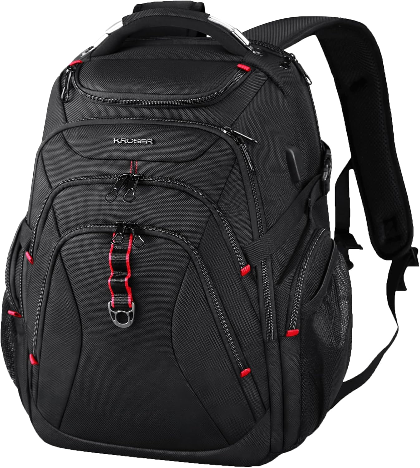 Travel Laptop Backpack 17.3 Inch XL Computer Backpack with Hard Shell Saferoom RFID Pockets Water-Repellent Business