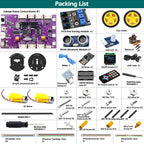 Smart Car Kit Compatible with Arduino IDE, STEM Educational Robotics | Line Tracking, Obstacle Avoidance, OLED