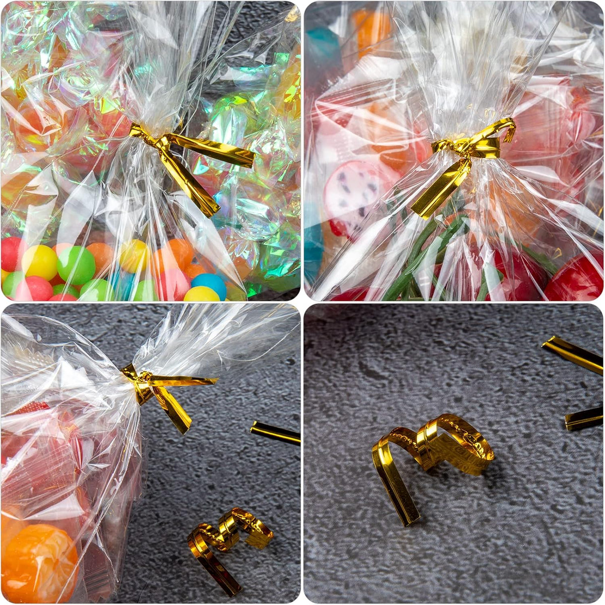 Cellophane Bags,450Packs 4X6 Inch Treat Gift Wrap