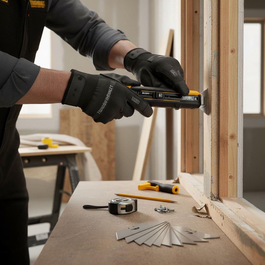 Quick-Change Scraper Utility Knife & 30-Pack Blade Bundle