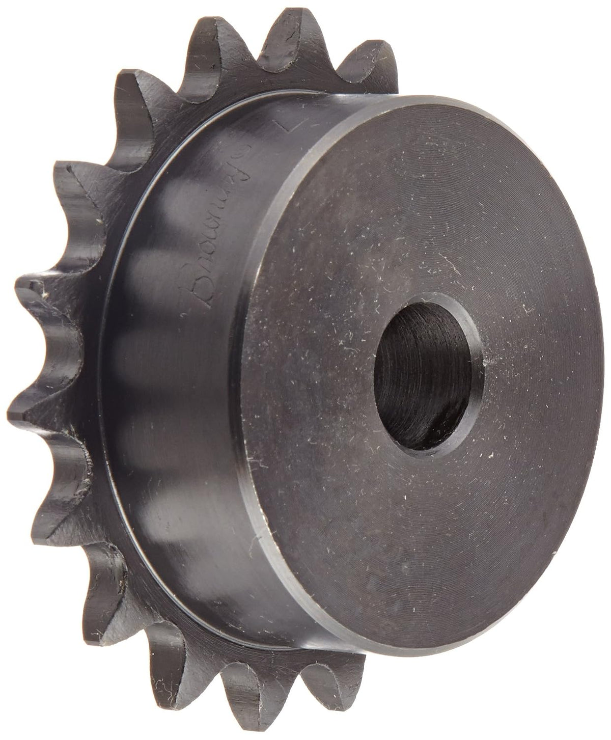 Browning 41B18 Minimum Bore Roller Chain Sprocket, Single Strand, Steel, 5/8" Stocked Bore, 18 Teeth