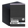 Black Bubble Mailers 5x10, Self Seal Poly Padded Envelopes #00, 250 Pack