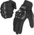 Motorcycle Gloves Breathable, Touchscreen Motorbike Gloves Anti-Slip with Good Grip Hard Knuckles Protection for Men