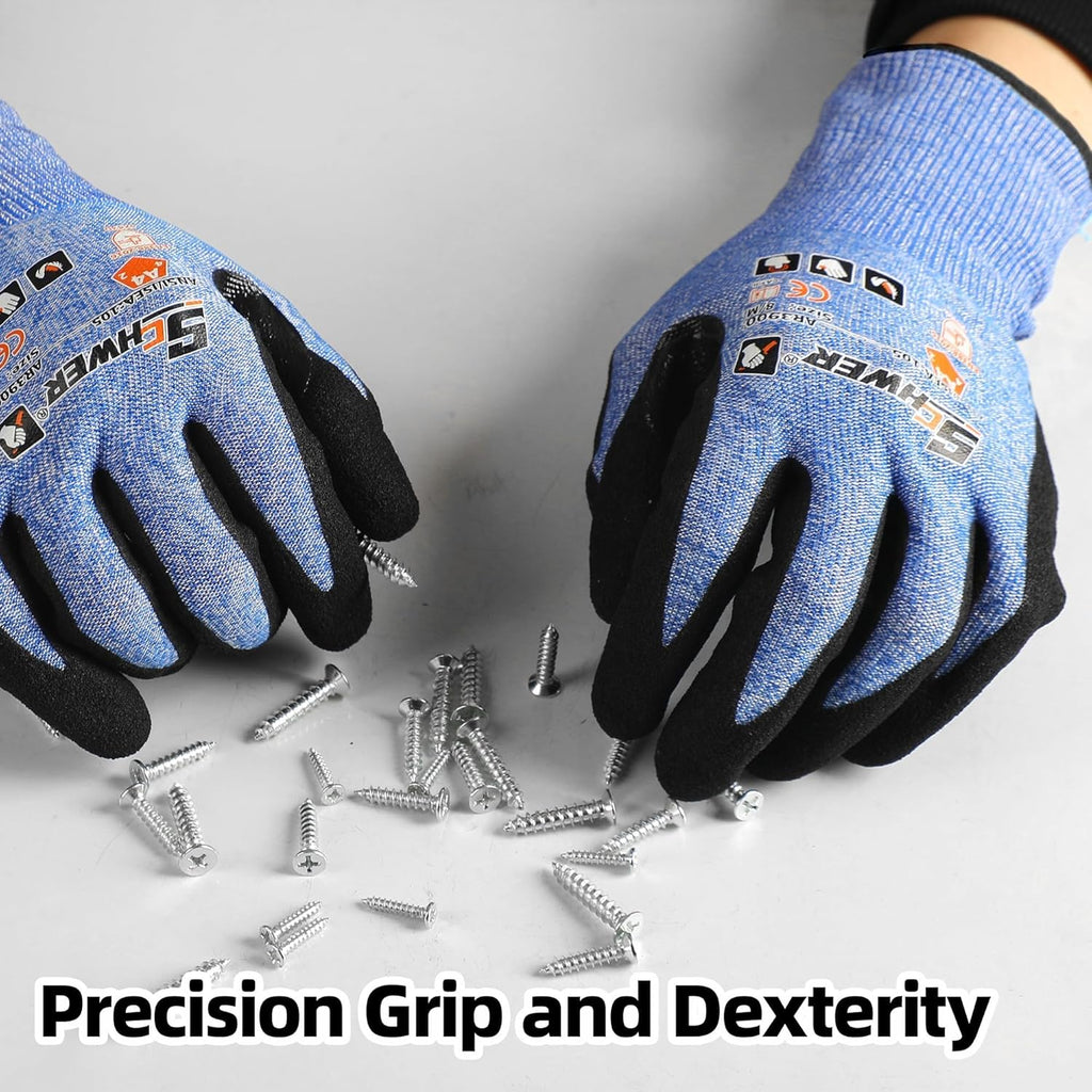 A4 AIR-SKIN Cut Resistant Work Gloves with Extreme Lightweight & Thin, Grip Glove for Fishing, Refined Work