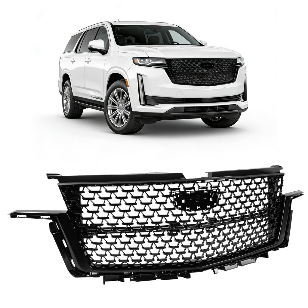 BALOCEO Grille Compatible with 2021-2024 Cadillac Escalade