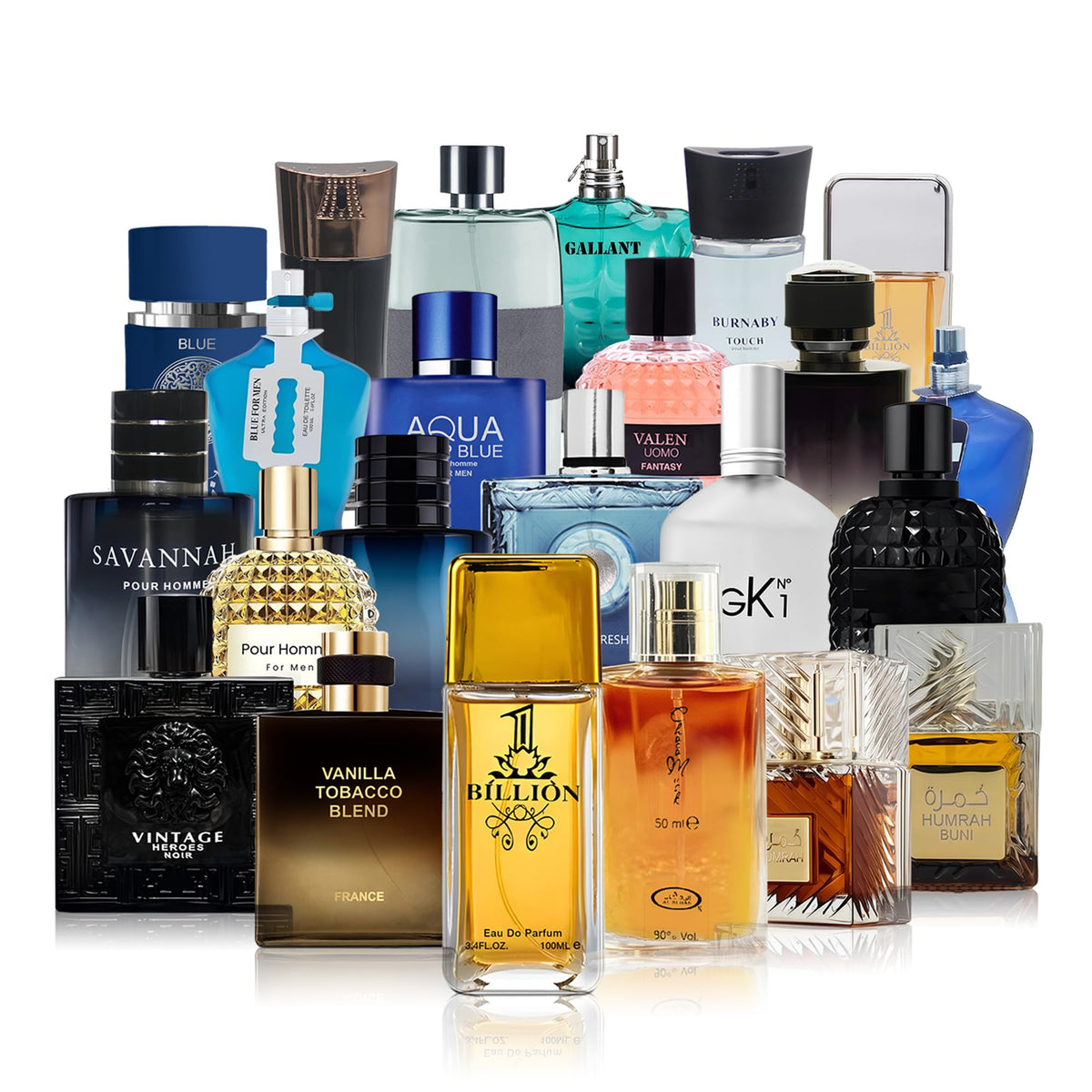 Cologne for Men Eau De Toilette Multi Scent Perfume (Random 10PCS)