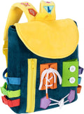 Busy Board - Toddler Backpack with Buckles and Learning Activity Toys - Develop Fine Motor Skills and Basic Life