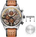 Men Watches Unique Casual Watch Big Face Fashion Chronograph | Luxury Dress Waterproof Analog Quartz WristWatch with