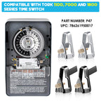 Dreyoo Time Switch Replacement Trippers Kit, 5 ON /5 Off /10 Screws