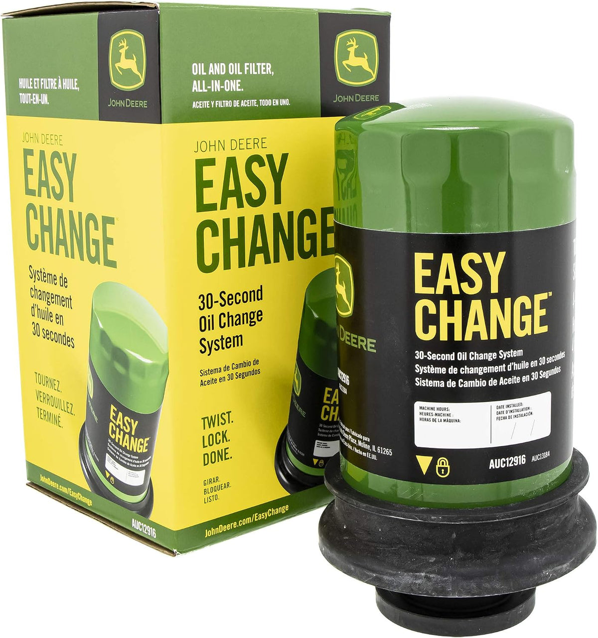 John Deere Oil Filter AUC12916 for 100 Series